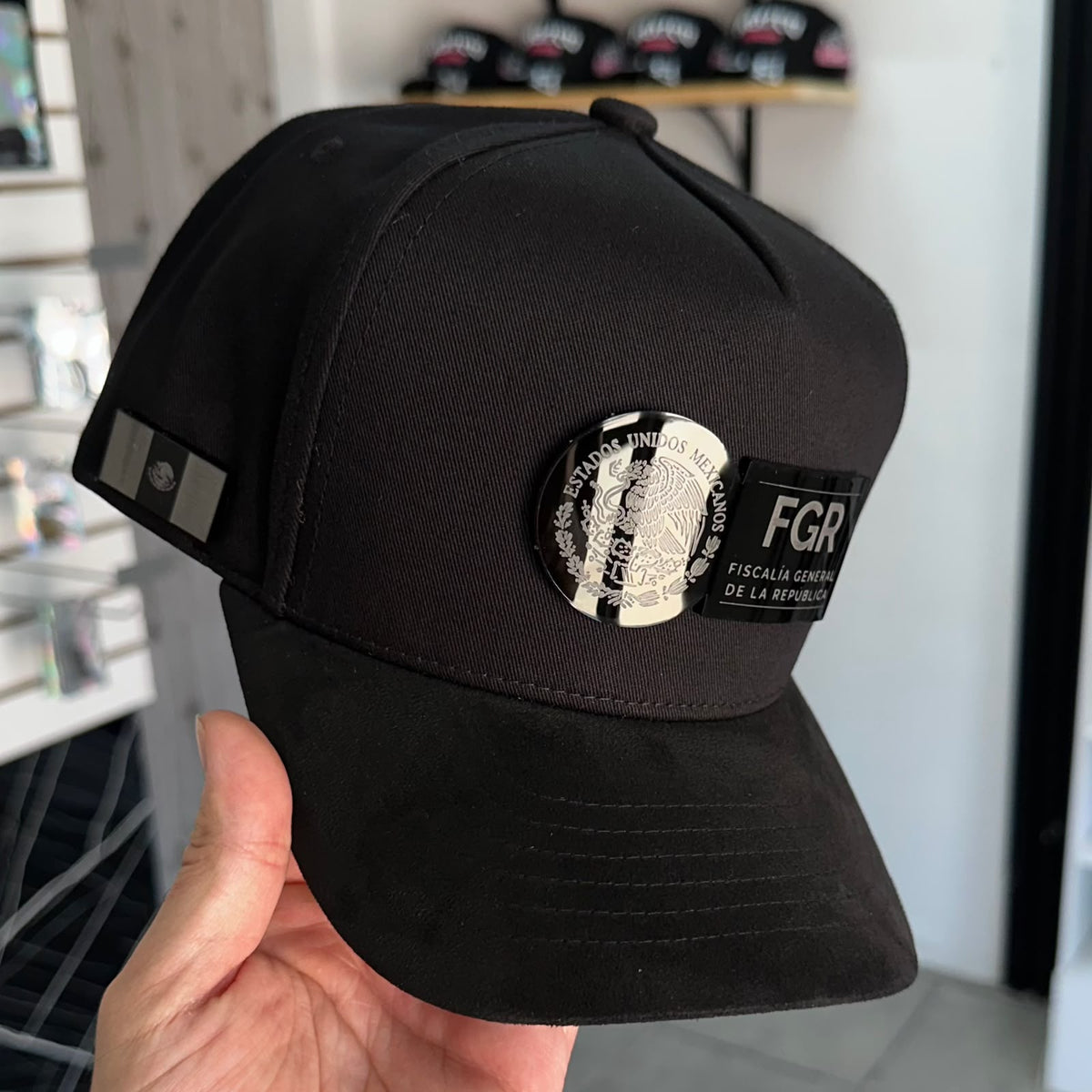 Gorra Negra Personalizada Ajustable Diseño Personalizado