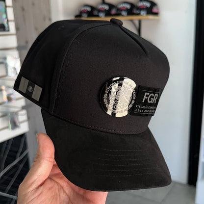 Gorra Negra Personalizada Ajustable Diseño Personalizado
