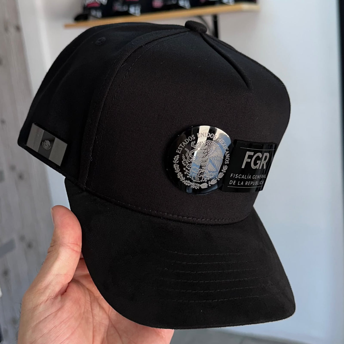 Gorra Negra Personalizada Ajustable Diseño Personalizado